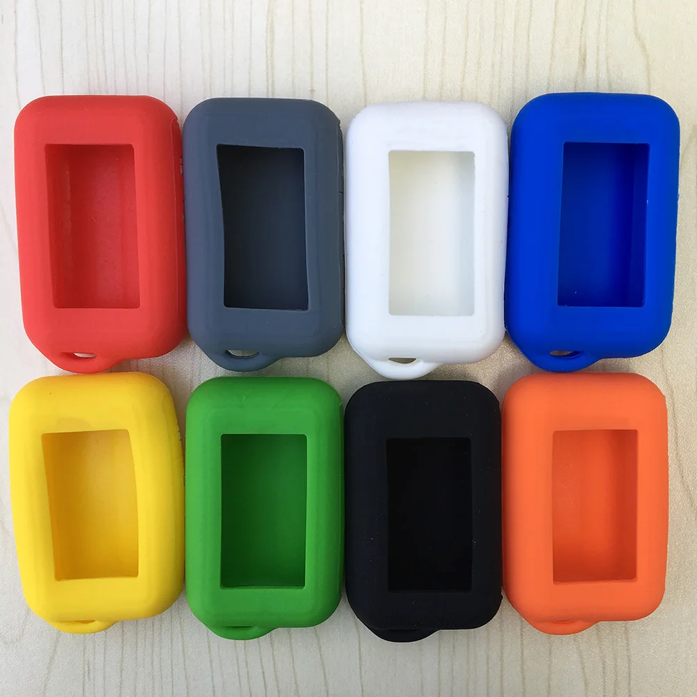 

8 Colors Starline E90 Silicone Case for Starline E90 E60 E62 E61 Burglar Alarm LCD Remote Conrtoller Keychain Transmitter