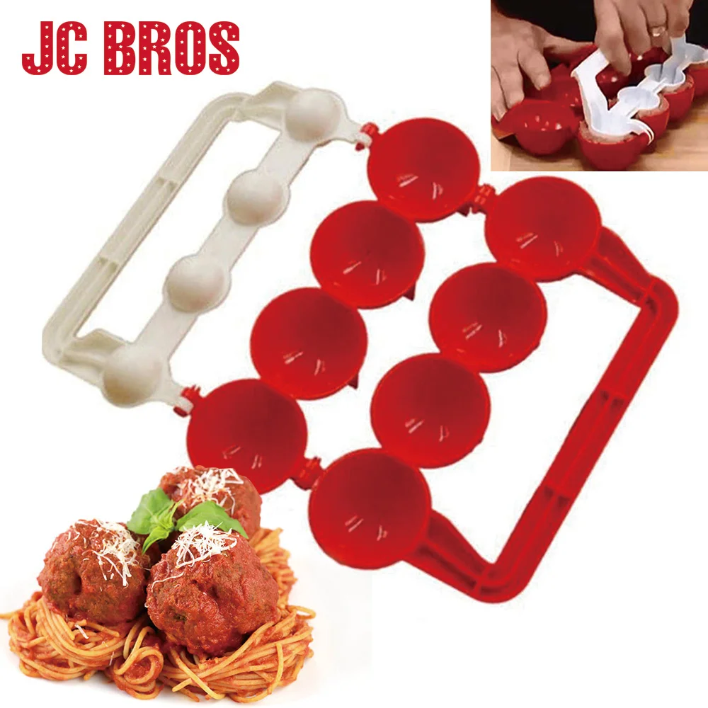 

1Set Creative Plastic Newbie Meatballs Maker Stuffed Fish Balls Molds Meat Ball Making Tool Kitchen Gadget Accessories