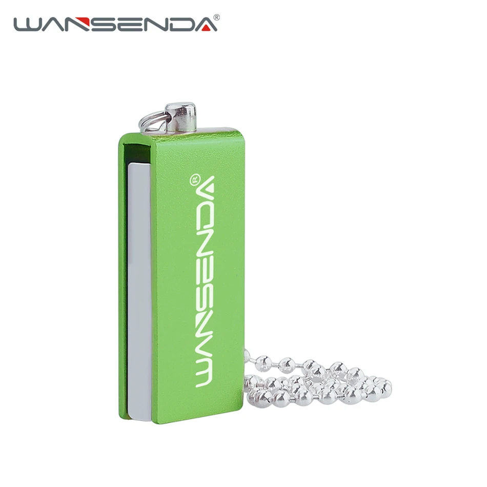 Wansenda цветной usb флеш накопитель модный миниатюрный флэш 64 ГБ 32 16 8 4 нержавеющая