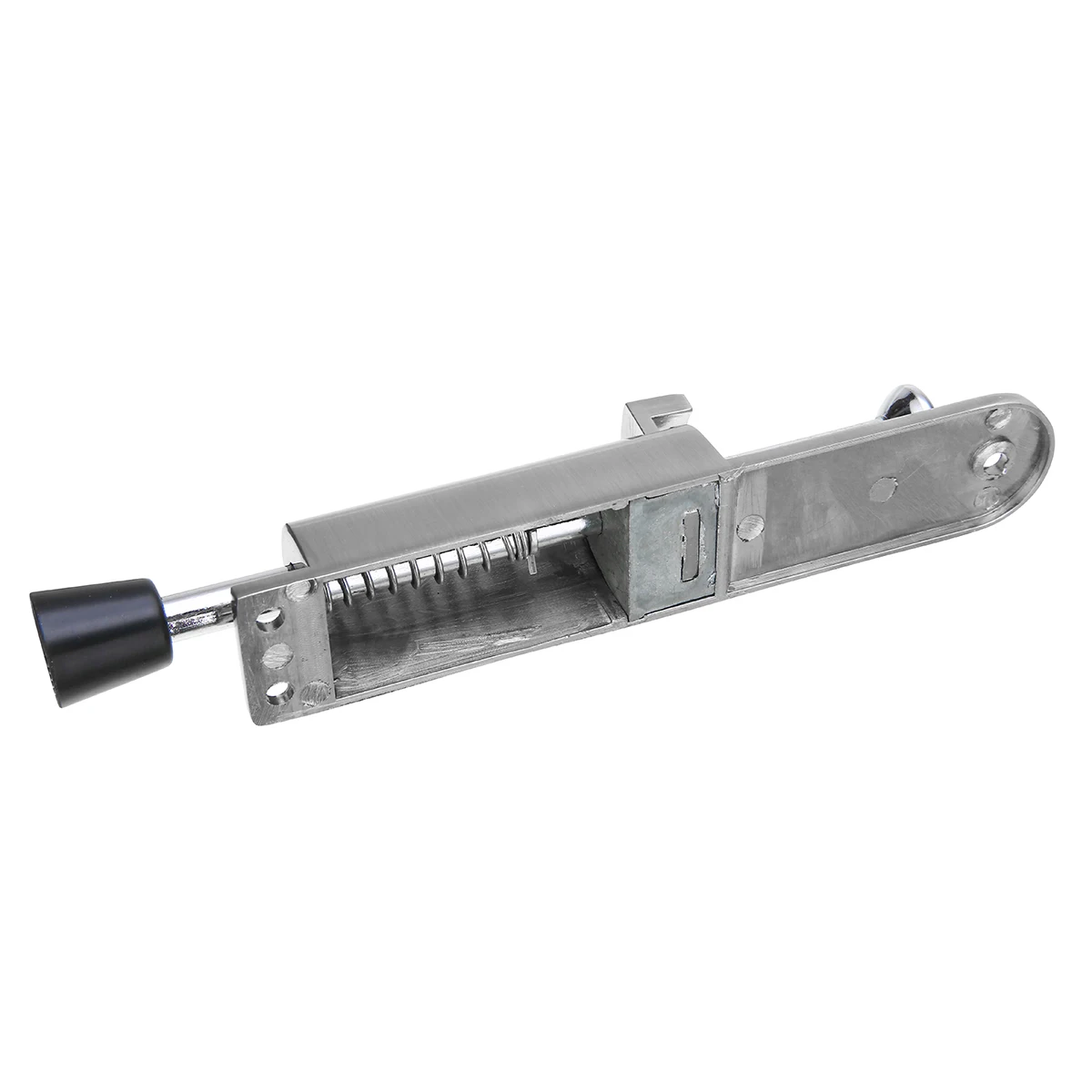 Luxury Stainless Steel Telescopic Door Stopper Silver Spring Loaded Step-On Door Holder Door Stops For Furniture Hardware