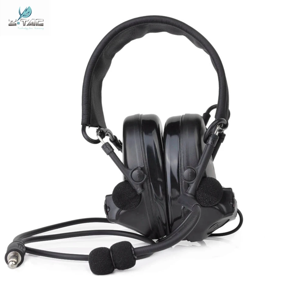 

Z Tactical Comtac II Headset Black Softair Noise Reduction Headphone Airsoft Paintball Military Hunting Earphone Z041