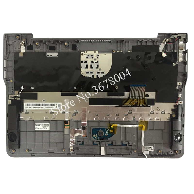 Великобритании для samsung NP530U3C NP530U3B NP535U3C NP540U3 NP532U3C NP532U3A клавиатура для компьютера c английской раскладкой серой palmrest крышка