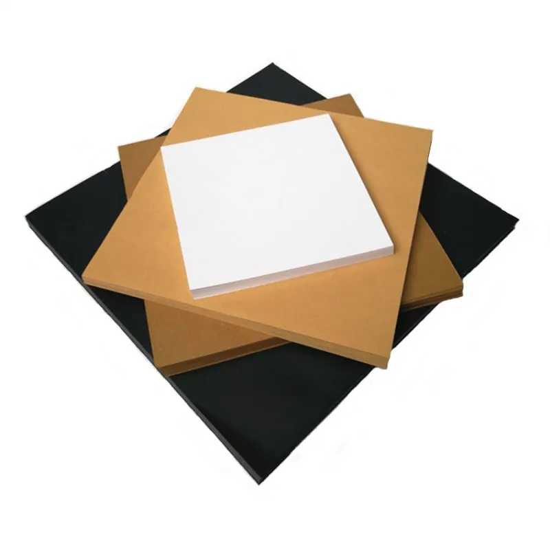 

50 Pcs square 29 Cm high quality Cardboard DIY Sketch Drawing Hand-painted Framed Background Cover Origami Decoration Paperboard