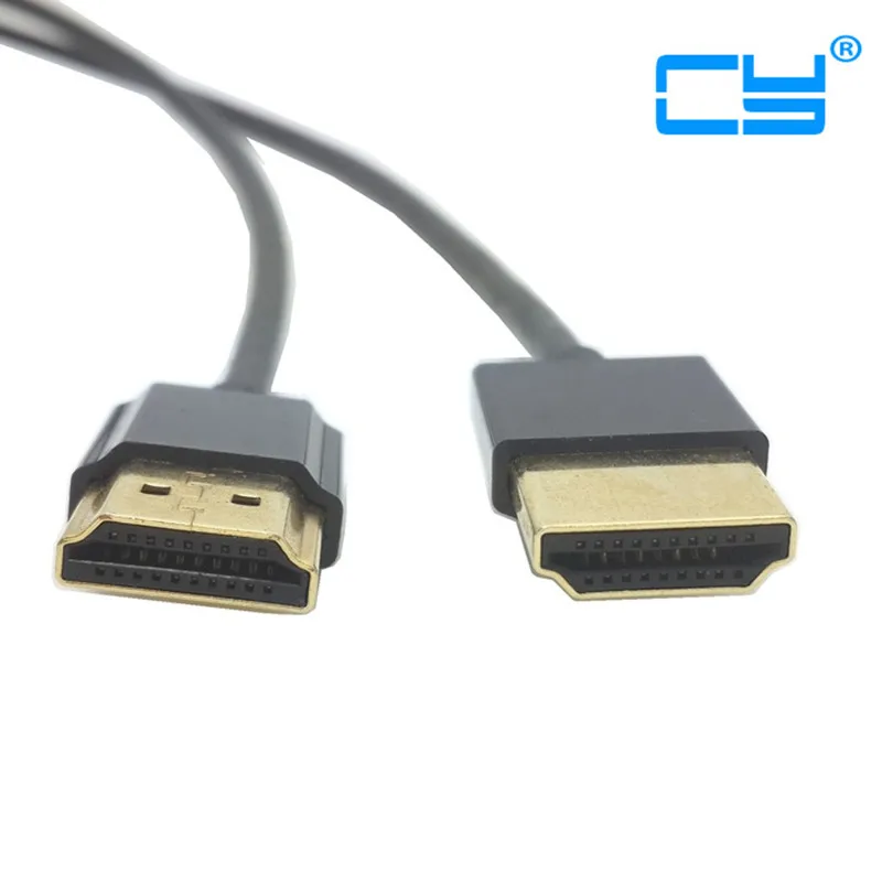 1M/3FT OD 3mm super soft standard HDMI 1.4V male to HDMI male HDTV