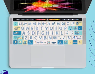 Чехол-клавиатура для Apple Macbook Pro MAC Air 12 13 15 retina, мягкие наклейки на клавиатуру, защита от пыли и воды, чехол для клавиатуры - Цвет: Фиолетовый