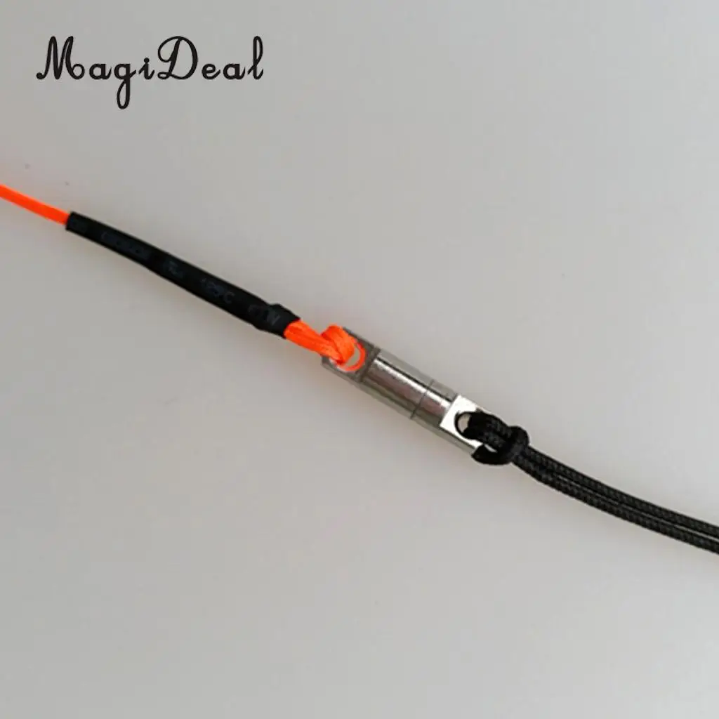 MagiDeal 2 Pieces Scuba Diving Finger Reel Line 360 Degree Rotatable Double Swivels Snorkeling for Kayak Boating Fishing Access