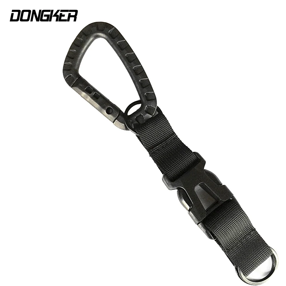 DONGKER Outdoor Tactical Nylon Keychain Belt Buckle Key Chain Camping