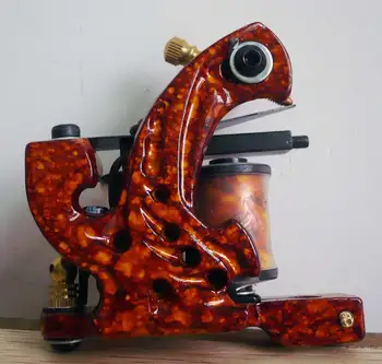 

10Pcs/lot Pro Casting Iron Tattoo Machine 10 Wraps coil stainless steel Tattoos Body Art Gun Coil Machine LPC-ITM-7016-6F