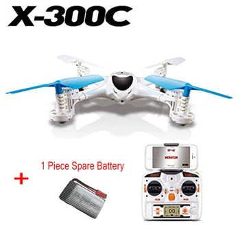 

MJX X300C FPV RC Drone Headless RC UAV Quadcopter with Built-in Camera Support Real-time + 1 Piece Spare Battery F16107/8-A