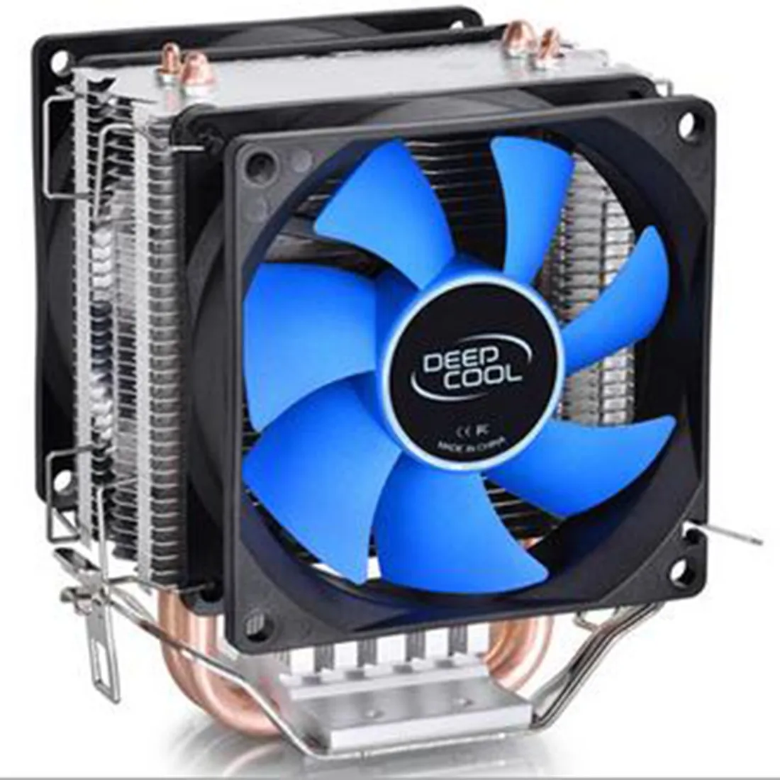 CPU Cooler Fan Double Heat Pipe Radiator for Intel LGA 775/115x AMD 754/940/AM2+/AM3/FM1/FM2 Cooling jonsbo cr 201 4 cpu 12cm heat pipe radiator side led fan