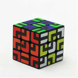 Z-Cube 3x3x3 лабиринт Скорость Magic куб головоломка фантазии быстро ультра-гладкой кубар-Рубик на скорость игрушки черный