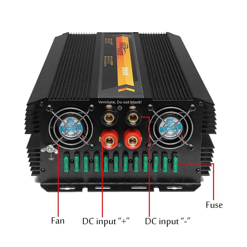 Инвертор питания 3000 Вт DC 12 В к AC 220 В вольт автомобильный адаптер преобразователь заряда чистая Синусоидальная волна USB Макс 6000 Вт трансформатор
