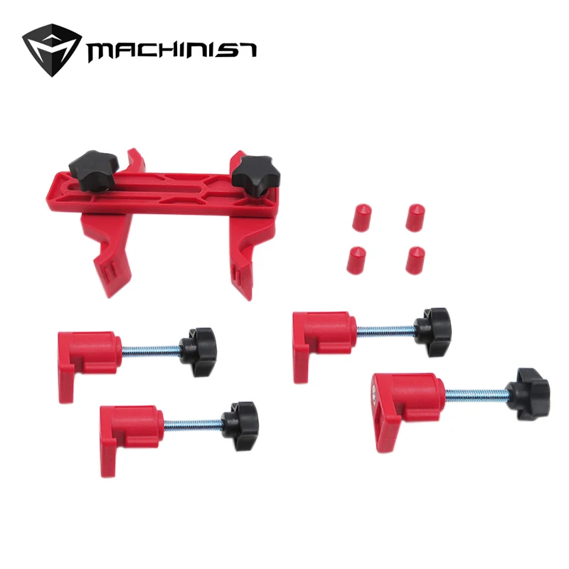 5pc/set Universal Dual Cam Clamp Camshaft Timing Sprocket Gear Locking Fixer Engine Tool For Car