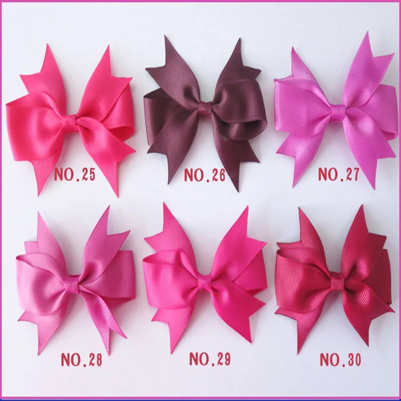 100 BLESSING Good Girl Custom Boutique 2.5/" Bowknot Hair Bow Clip #420 Wholesale