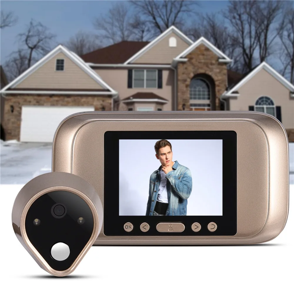 

3.2 Inches Door Viewer Camera LED 1MP HD Smart Viewer Digital Visual Doorbell Door Camera Deurbel Met Camera Home Safeguard