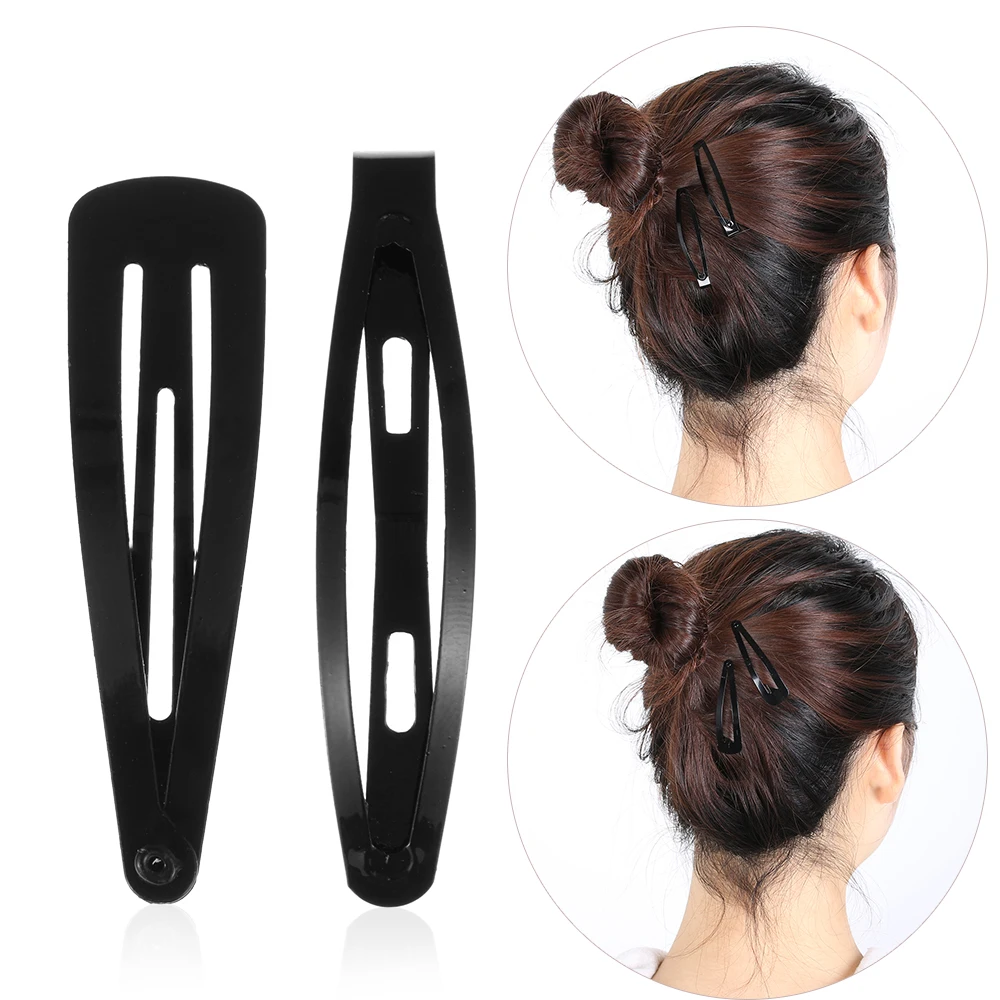 1 упаковка Новые простые черные заколки для волос девушка шпилька BB клипсы заколки повязки на голову для женщин заколки для волос аксессуары для волос 2 размера