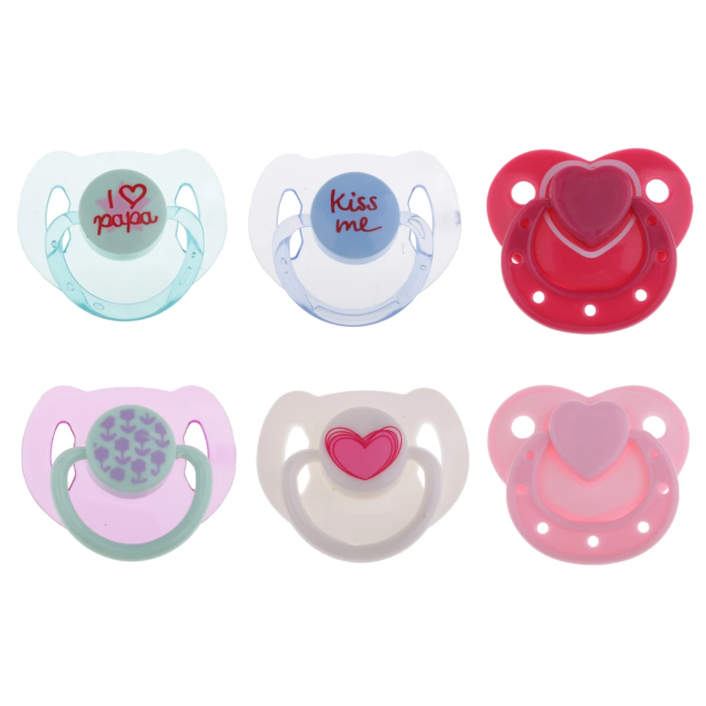 OHQ 4PC New Dummy Pacifier For Reborn Baby Dolls With Internal Magnetic Accessories Children Toys,Toys For 1 Year Old Boy,Toys For 2 Years Old Boys