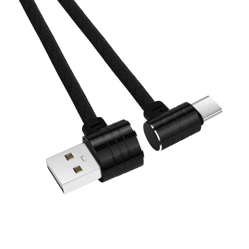 L форма 90 градусов 1 м Micro usb type C Зарядка данных быстрое зарядное устройство для samsung S8 USB поддерживает скорость передачи данных до 10 Гбит/с 56