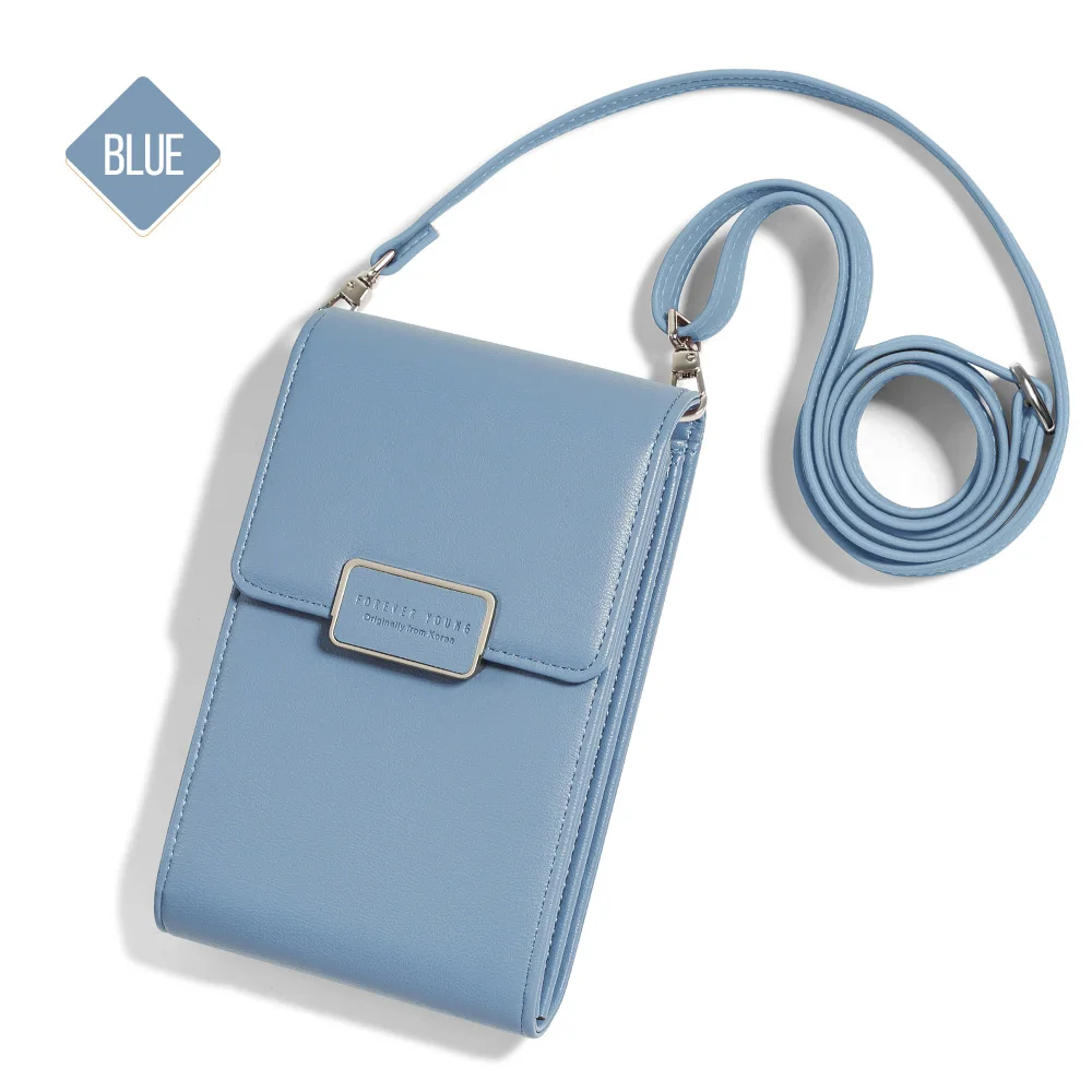 MUSUBO, известный бренд, мини сумки через плечо для женщин, сумка для телефона для iPhone для samsung, маленькие женские сумки через плечо для - Цвет: BLUE
