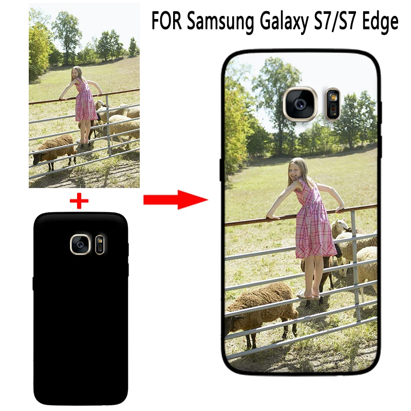 

mosirui Personalized Customized DIY Case For Samsung Galaxy S7 Edge HD UV Printing Cover Soft TPU Silicone Back Case