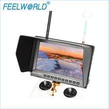 FPV821 8 Inch FPV Monitor with Built-in Battery Dual 5.8G 32CH Diversity Receiver Feelworld 8inch Wireless Drone LCD Monitors