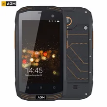 AGM A2 тройной проверки телефон 2 ГБ + 16 ГБ IP68 Водонепроницаемый 4.0 дюймов Android 5.1 Qualcomm MSM8909 Quad Core