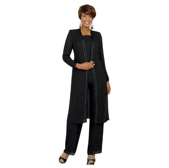 Chiffon Plus Size Moeder Pak Met Lange Mouwen Jas Broek Moeder Van Bruid Bruiloft Jurken Voor Moeder Avondjurken jurken Chiffon Plus Size Moeder Pak Met Lange Mouwen Jas Broek Moeder Van Bruid Bruiloft Jurken Voor Moeder Avondjurken jurken