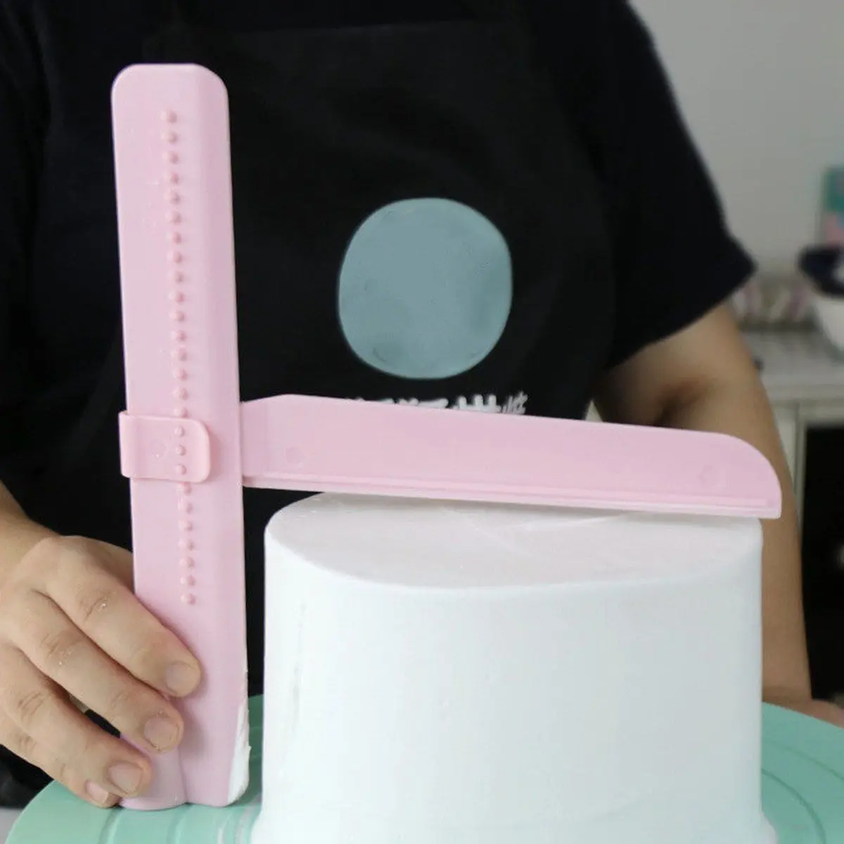 Practical Adjustable Cake Scraper Edge Side Smoother