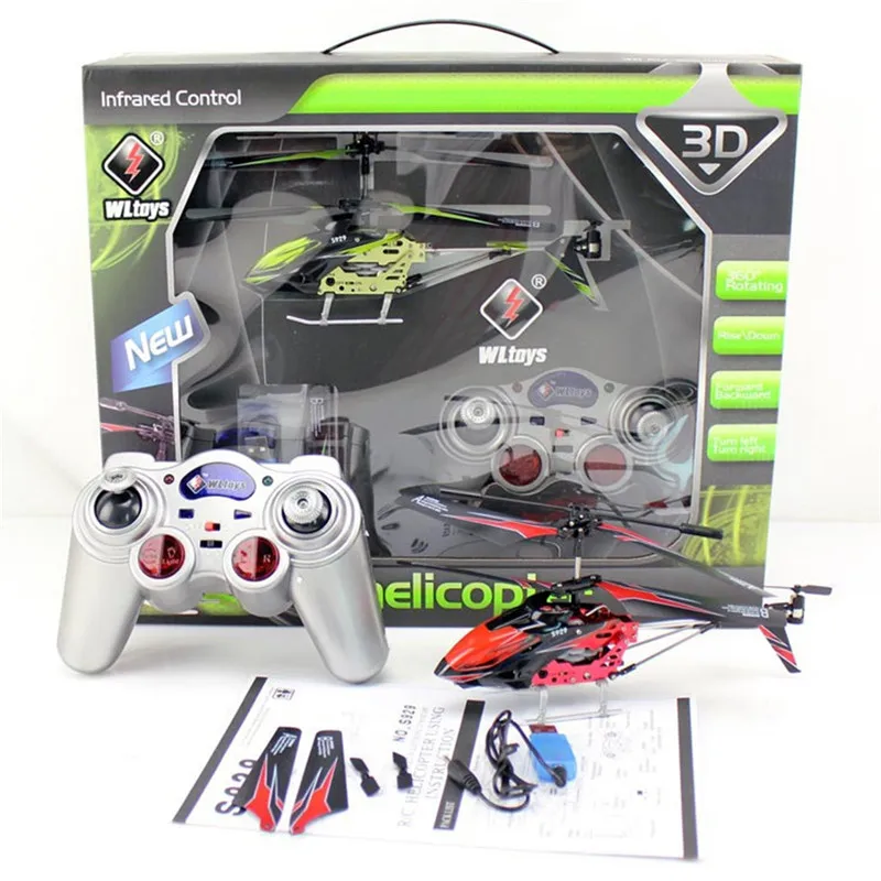 Wltoys XKS S929 A 2 4 г 3.5CH ABS Мини высота Hover Радиоуправляемый вертолет RTF с Gy ro Управление