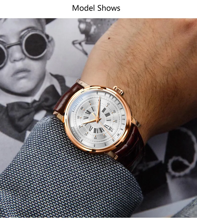 Новинка LOBINNI мужские часы Топ люксовый бренд Япония Импорт NH35A SII O авто механические MOVT Мужские часы сапфир reloj hombre L1018-1