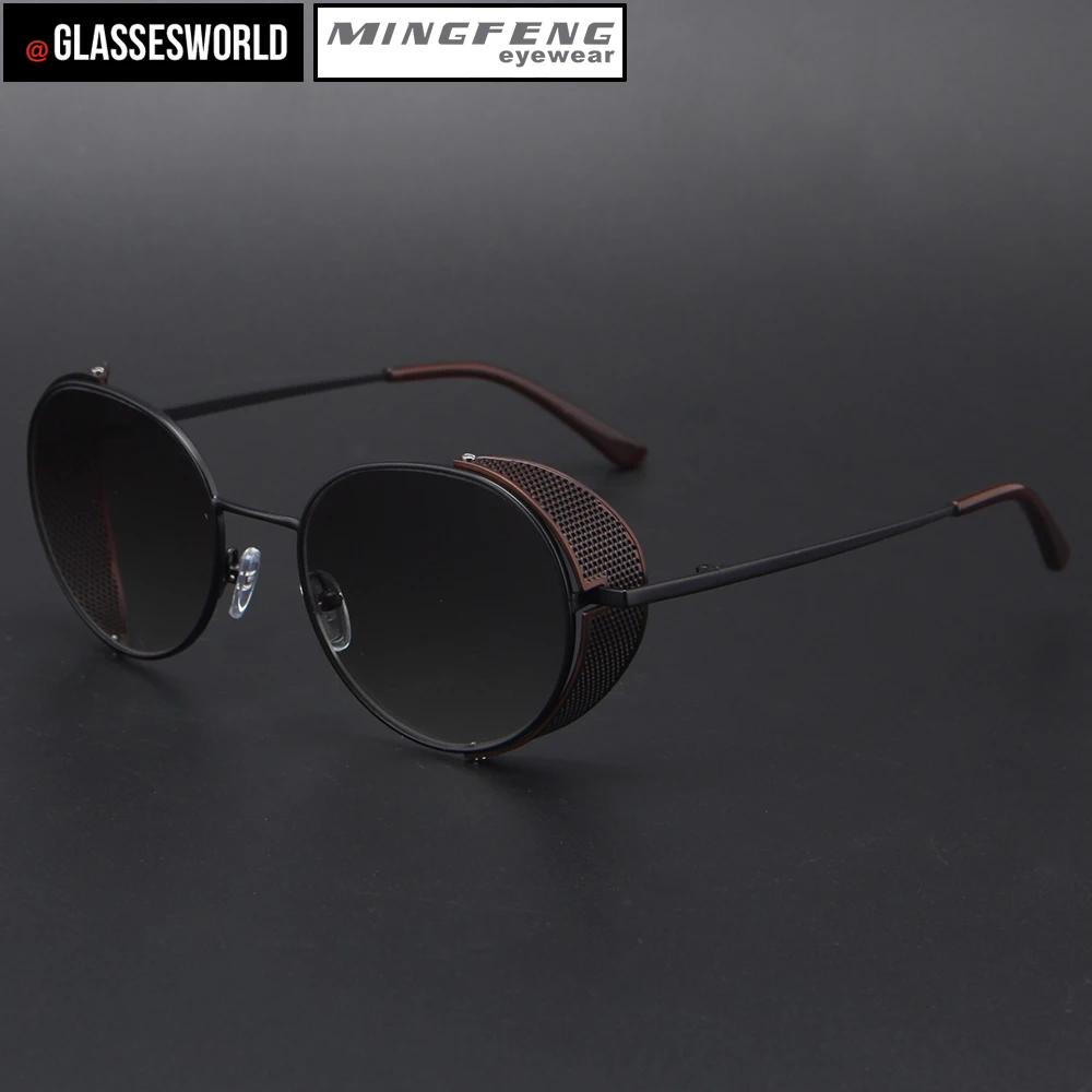 New style black round Alloy sunglasses with high quality polarized