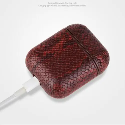 Чехол для наушников HobbyLane для Airpods, чехол, кожаный защитный чехол для Apple AirPods, чехол для зарядки, аксессуары d15
