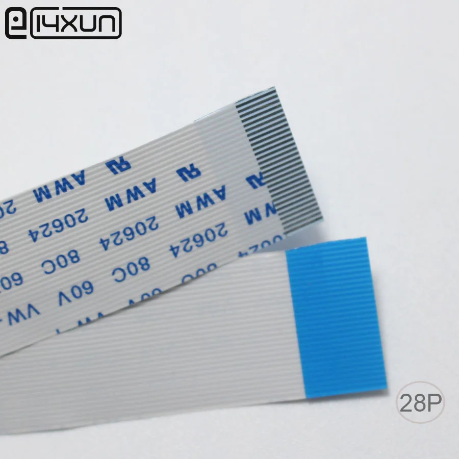 Кабель EClyxun FFC FPC 28 P Pin 100 мм шаг 50 0 5 150 200 250 длина тип A B Гибкий плоский кабель 300
