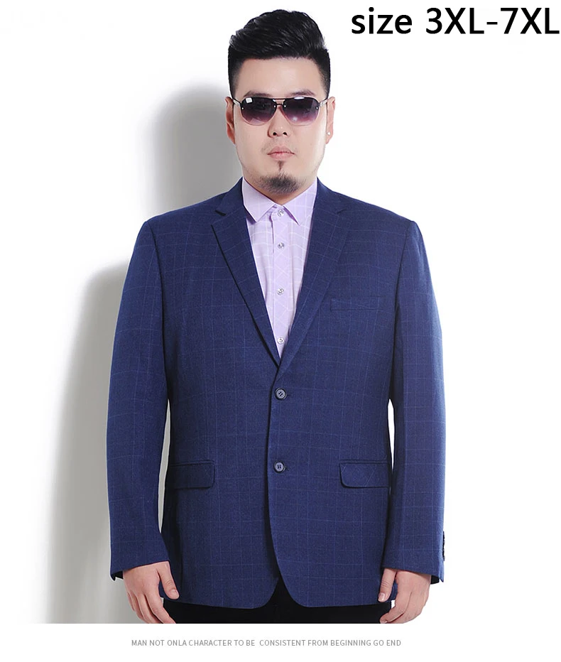 Brand Clothing Mens Blazer high quality Suit 2017 very large extra big