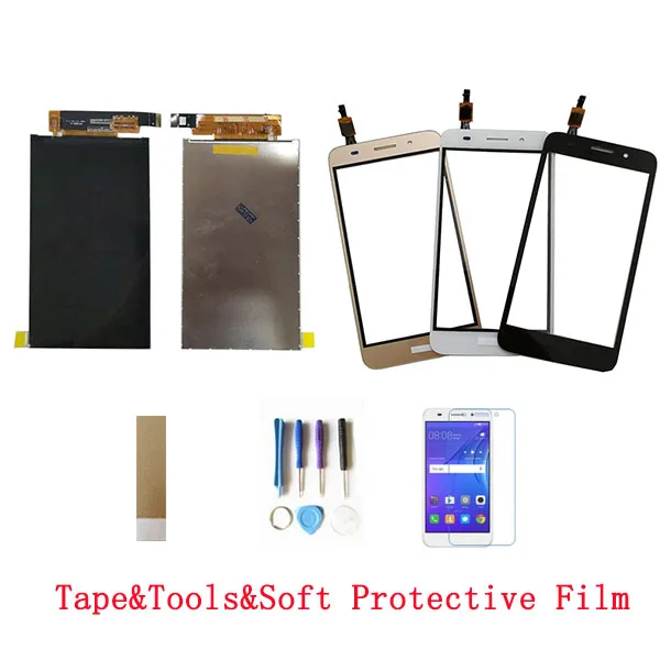 

5.0" For Huawei Y3 2017 CRO-L02 CRO-L03 CRO-L22 CRO-L23 LCD Display + Touch Screen Digitizer Assembly Black White Gold With Kits