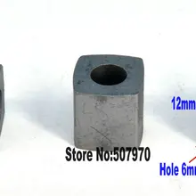EDM вольфрамовый токопроводящий карбидный блок L12* W12* H12* Внутренний Hole6mm для резки проволоки с ЧПУ