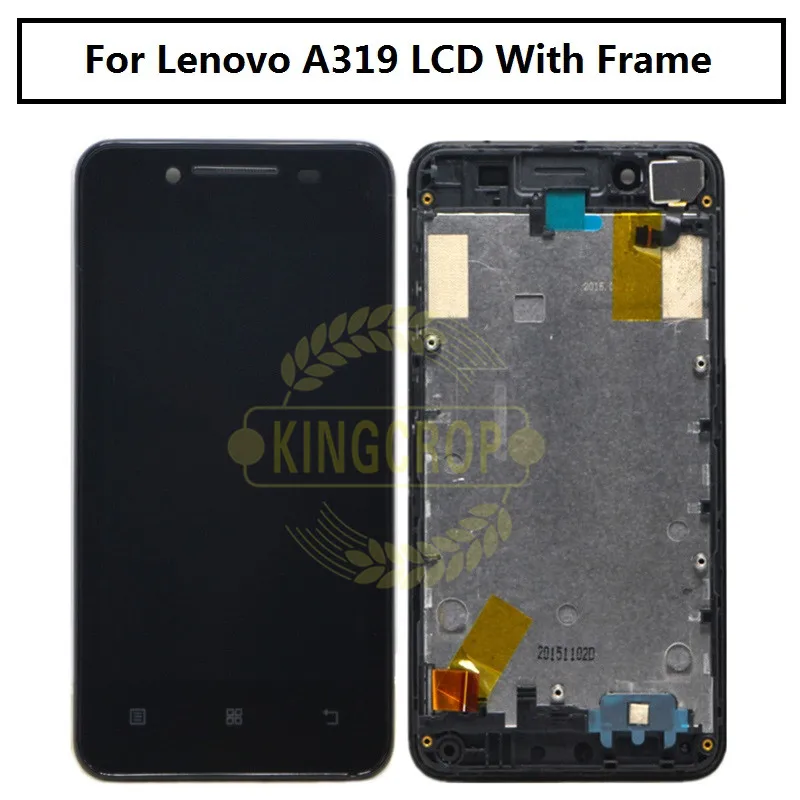 Tested Original Lcd Lenovo A319 Display Screen With Frame tested original lcd lenovo a319 display screen with frame
