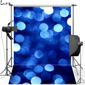 

MEHOFOTO Blue Shimmer Vinyl Photography Background For Wedding Sparkle New Fabric Flannel Photo Background For Photo Studio 544