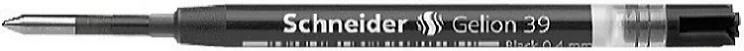 Немецкая оригинальная нейтральная гелевая ручка Schneider 39 картридж с сердечником