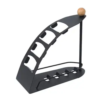 

Iron Four Lattices Remote Control Holde Remote Storage Organizer Stand Storage Rack for Remote Controller Ship Type