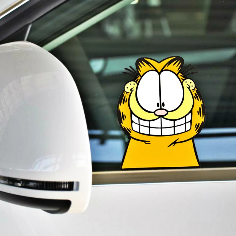 Автостайлинг Aliauto забавная Автомобильная наклейка Garfield Виниловая для Hyundai Accent I30