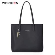WEICHEN Large Capacity Women Handbag Ladies Top-Handle Totes Shoulder Bag Female Casual Tote Shopping Sac Big Travelling Bag japan style girl ladies canvas purse casual totes army green color top handle handbag genuine leather female large shoulder bag
