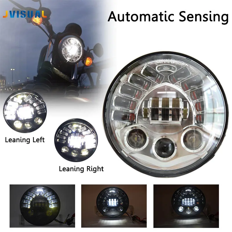 

For Honda Street Glide Universal 7 inch LED Automatic Sense Motorcycle Headlight For FLHT VRSC TOURING EFI FLSTF