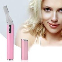 1 шт., электрический триммер для бровей, водонепроницаемый Женский депилятор для бритья, удаление волос для мужчин и женщин, бритва для тела, бритва, инструмент для макияжа