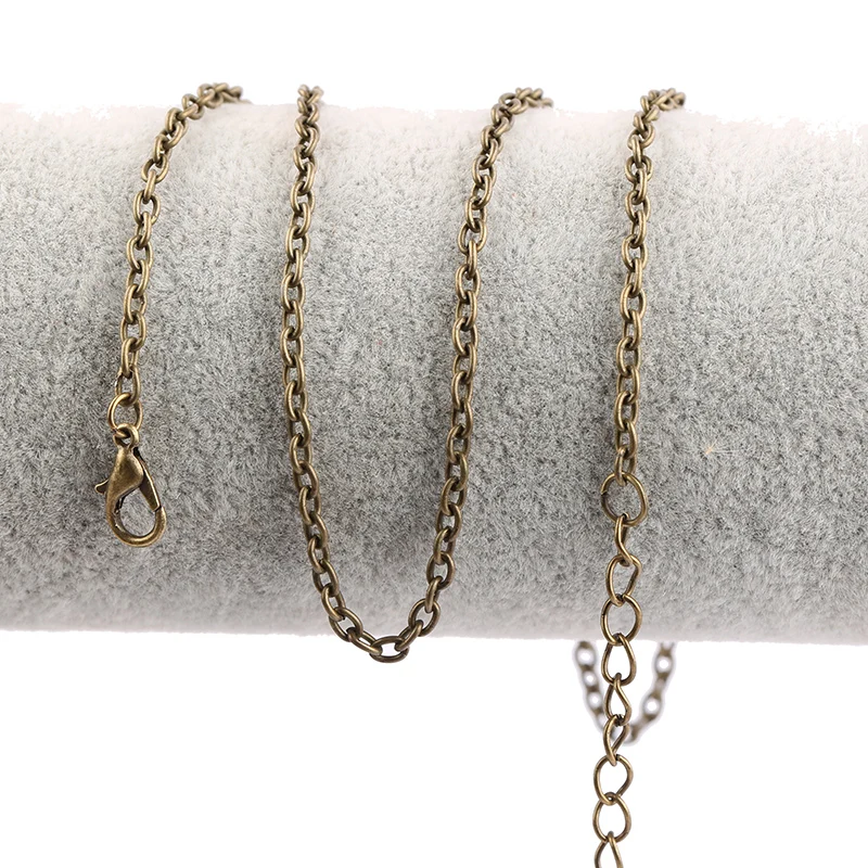 

onwear 5pcs 60cm 70cm 80cm long antique bronze vintage necklace chains for diy jewelry making