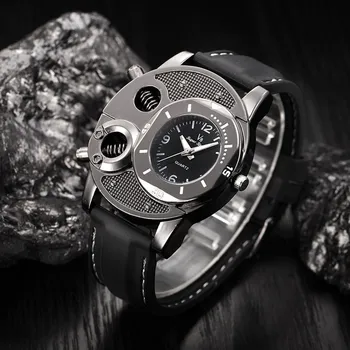 

1PCS Fashion Men's Thin Silica Gel Students Sports Quartz Watch Men's watch Wrist Party decoration Business Watch gif for male