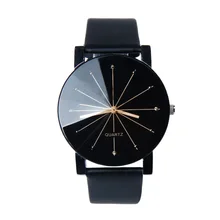 Chasy 2018 Hot Sale New fashion simple Korean version Geneva Lovers casual quartz  watch Black leather Lady Dress watch Montres