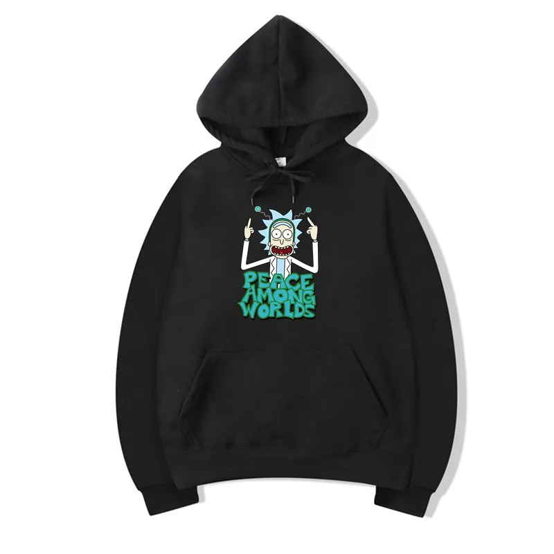 

Animation printing sport Hoodie man, hip-hop men's Street casual clothes, interesting cartoon character Hoodie man