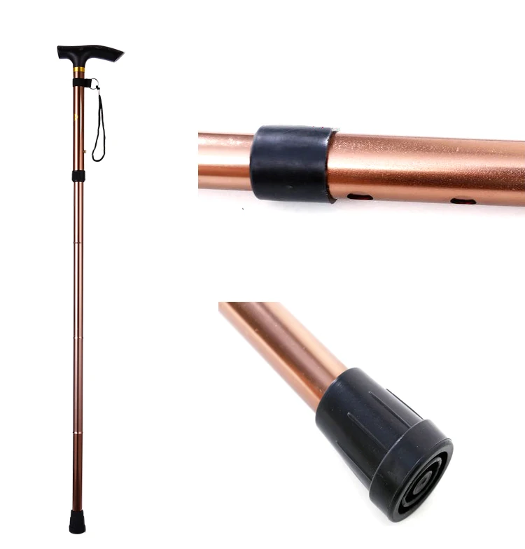 

Cane Folding Walking Adjustable Stick Foldable Fold Up Travel Tip Slip Aluminum