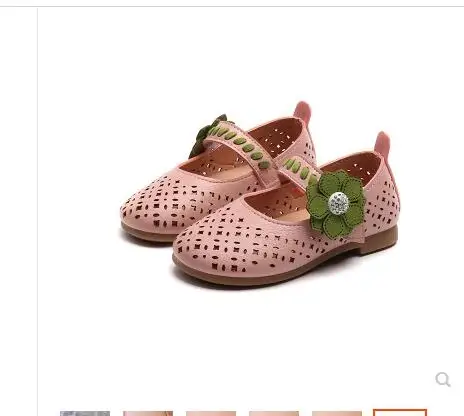 

Обувь для девочек, детские летние сандалии для маленьких девочек 2018, обувь, нескользящая обувь для малышей, детская Цветочная обувь, размер 21-36